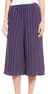 Caslon Women's Navy Large Relaxed Linen Culottes NWT! - Picture 1 of 2
