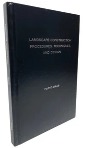 Vtg Landscape Construction Procedures Techniques Design Book Charts Architecture - Picture 1 of 13