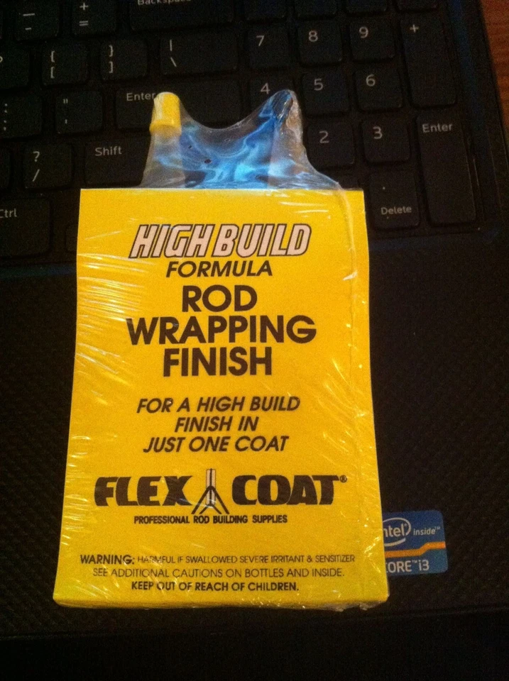 Flexcoat 4 OZ High Build Rod Build Thread Finish F4Y KIT-Yorker Caps - Image 1 of 1