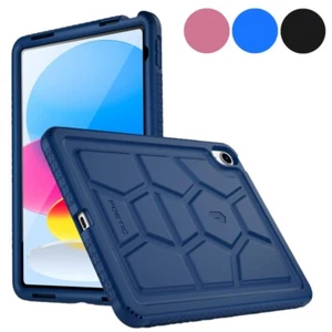 Poetic Turtle Skin Case For iPad 10.9 2022 Case Kids Friendly Silicone Cover - Picture 1 of 38