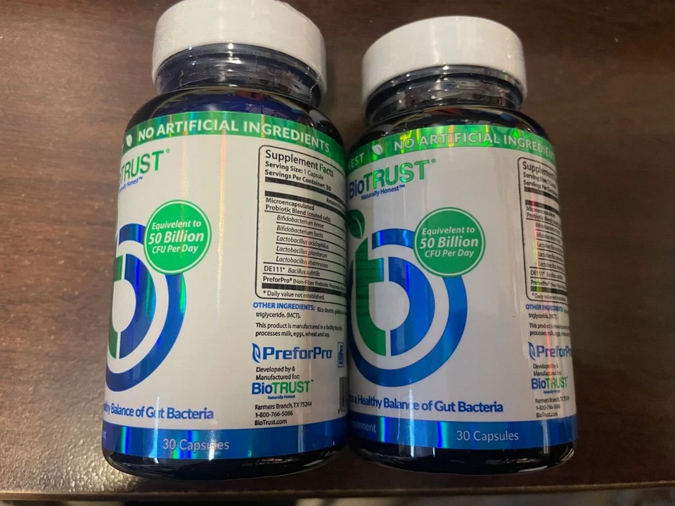 60ct BioTRUST Pro-X10 Probiótico Avanzado y Salud Intestinal Fórmula inmune MFG 02/2022 Foto 1 de 3