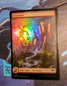 MTG *FOIL FULL ART* Modern horizons 3 MOUNTAIN #307 NM - Imagen 1 de 2