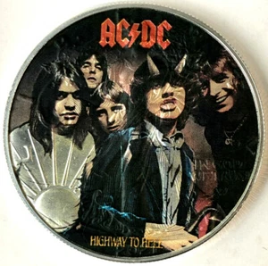 AC/DC Highway to Hell American Silver Eagle 1oz .999 Limited Silber Dollar Münze - Bild 1 von 5