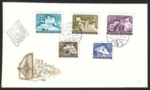 Hungary 1961 Castle definitives on unaddressed FDC - Picture 1 of 1