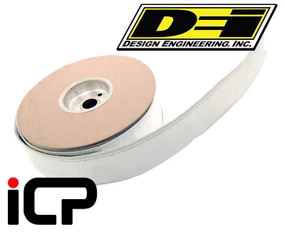 DEI Stitched Heat Sheath Aluminzed Sleeving for Hoses Wiring Pipes 1 1/4" Per Ft - Image 1 of 2