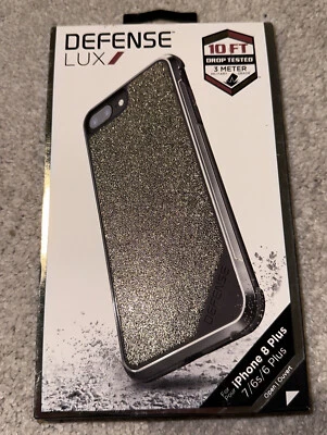 🔥X-Doria Defense Lux iPhone 8+/ 7/6s/6+ GOLD Glitter Case (Brand New) - Image 1 of 4
