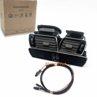 Original Lüftungsdüsen Luftausströmer Satz Mit Kabelstecker Für VW Passat B6 B7 - Image 1 of 4