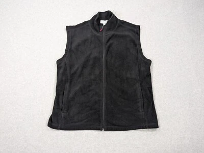 Saddlebred Vest Extra Large Black Fleece Zip Up Sweater Sports Golf Outdoors - Image 1 of 4
