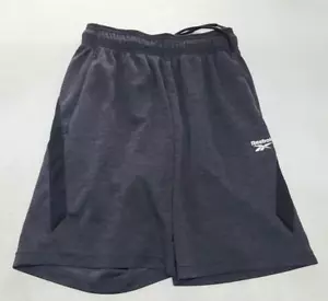 Reebok Herren Größe S (26 x 8) grau sportlich Laufen Basketball Shorts Kordelzug - Bild 1 von 8