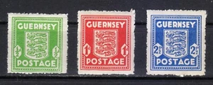 Guernsey German Occupation 1941-1944 MNH Mi 1b,2au,3a Sc N1-N3 Coat of Arms ** - Picture 1 of 3