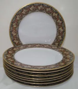 DIFÍCILMENTE USADO Juego de 8 Plato de Cena Christian Dior TABRIZ Alfombra Persa Diseño 11" - Imagen 1 de 12