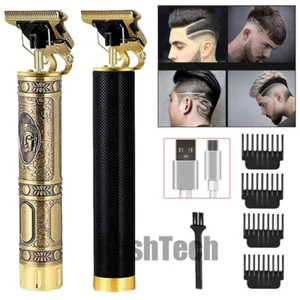 Professional Hair Clippers Cordless Trimmer Shaver Clipper Cutting Barber Beard - Picture 1 of 15
