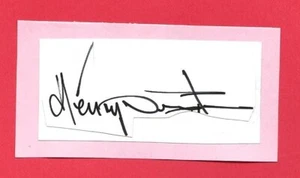 AUTÓGRAFO ORIGINAL RARO HENRY NEWTON NOTTINGHAM FOREST 1963-1970 EX DERBY COUNTY - Imagen 1 de 1