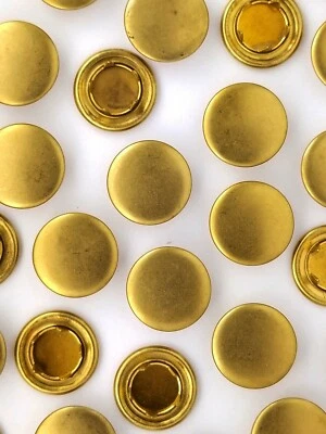 SIZE 20- 1/2" CAPPED GRIPPER SNAP, SHINY AND MATTE FINISH, 10 SETS - Image 1 of 4