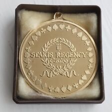 RARE 1987 STAKIS REGENCY CASINO LEEDS 1000 MEDAL TOKEN USED MINT  COLLECTIBLE 