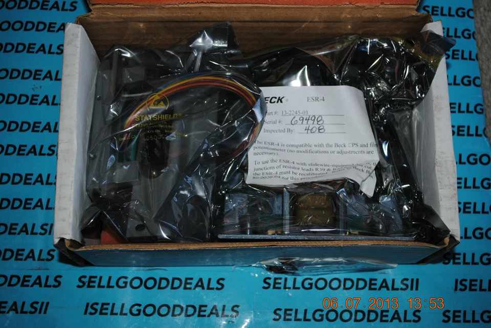  Kit de módulo de placa de control Beck 13-2244-13 ESR-4 13-2245-03 nuevo Foto 1 de 1