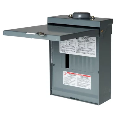 Square D QO612L100RBCP 6-Space 12-Circuit Outdoor Main Lug Load Center 100 Amp - Image 1 of 4