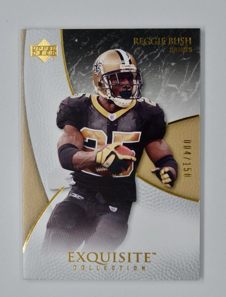 2007 Upper Deck Exquisite Collection - Reggie Bush #d 004/150 - Image 1 of 4