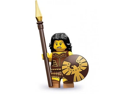 LEGO минифигурки серии 10 Warrior женщина 71001 - новый в заводской упаковке - Изображение 1 из 3