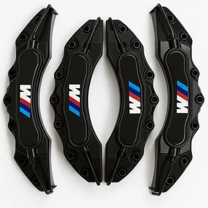 4 PCS Black M Style Brake Caliper Covers for BMW Universal Fit Front & Rear Set - Picture 1 of 9