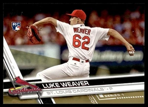 2017 TOPPS GOLD Luke Weaver Rookie /2017 St. Louis Cardinals #234 - Picture 1 of 2