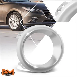 For 14-16 Mazda 3 Front Passenger Right Side Fog Light Lamp Bezel Cover Chrome - Bild 1 von 4