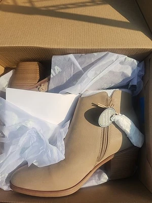 MIA Lasso 圆头拉链短靴女式石头休闲靴 MH2530 9 码 — 第 1/4 张图片