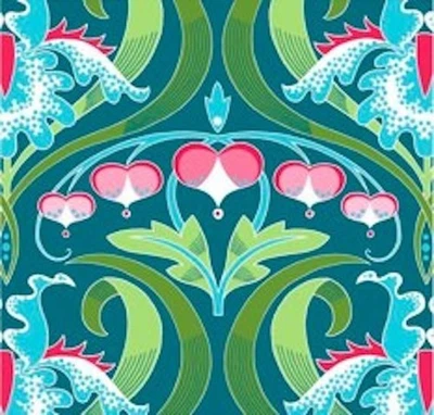 Jane Sassaman’s Garden Divas by Free Spirit for Westminister -  sold by 1/2 yrd - Image 1 of 2