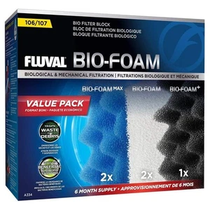 Fluval 106 107 Bio Foam Value Pack Filter Media for Aquariums and Ponds - Picture 1 of 1