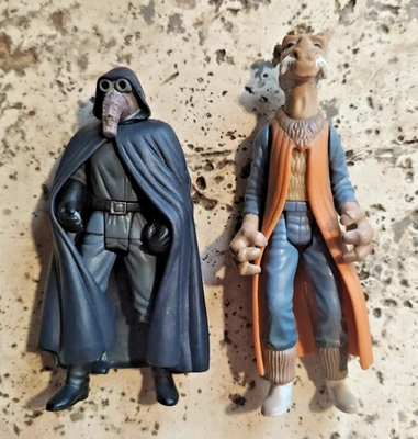 Figuras de acción Star Wars Power of the Force GARINDAN y Saelt Marae Yak Face Foto 1 de 3