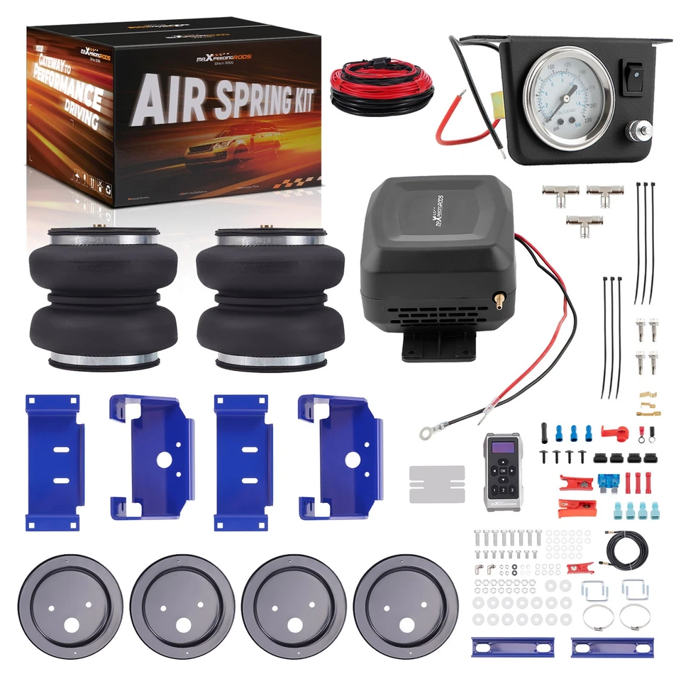 Muelles de suspensión neumática + kit de bomba para Ford F-450 Super Duty 2x4 4x4 1994-2007 Foto 1 de 4