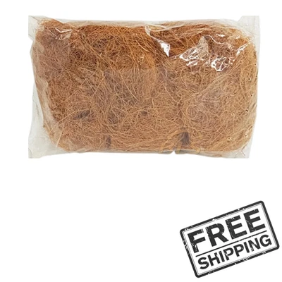 Fibra de cáscara de coco 500 g natural cultivo de plantas medio enriquecimiento del suelo ecológico Foto 1 de 4