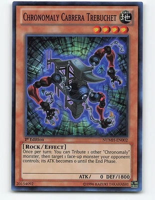 Chronomaly Cabrera Trebuchet #NUMH-EN002 Foil 1st Edition Yugioh Card - Image 1 of 2