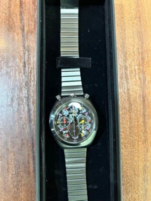 CITIZEN × Evangelion TSUNO CHRONO feat RADIO EVA reloj de pulsera funcionando... - Imagen 1 de 4