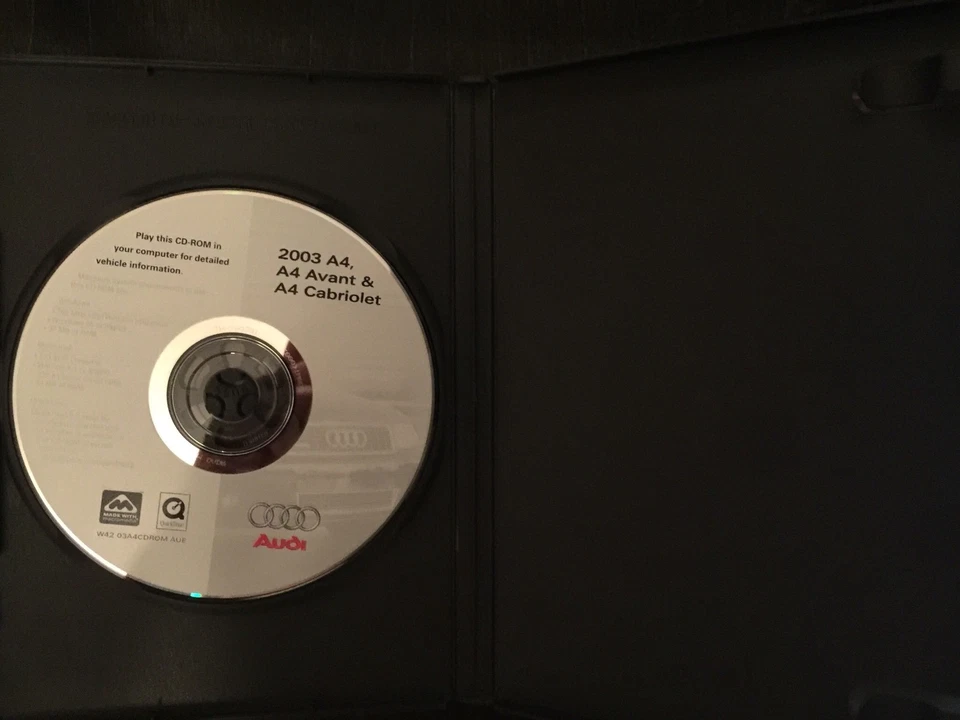 2003 Audi A4 / A4 Avant / A4 кабриолет CD-ROM - Изображение 1 из 1