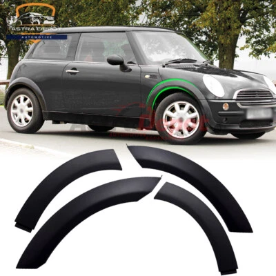 4X Fender Flares Wheel Arch Cover Trim for BMW Mini Cooper R50 R52 R53 2002-2008 - Imagem 1 de 4