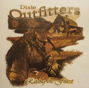 CAMISA DIXIE OUTFITTERS LEVANTANDO CABALLOS LA MEJOR #6849 - Imagen 1 de 5