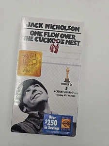One Flew Over the Cuckoo’s Nest Sealed New VHS Jack Nicholson Louise Fletcher - Picture 1 of 7