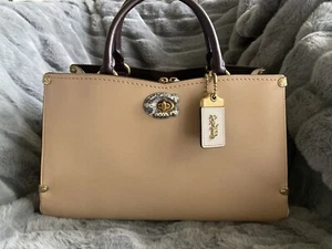 Coach NWT’s 1941 Mason Satchel colorblock snakeskin detail - Picture 1 of 12