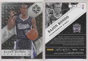 2015-16 Panini Limited Spotlight Silver /49 Rajon Rondo #9
