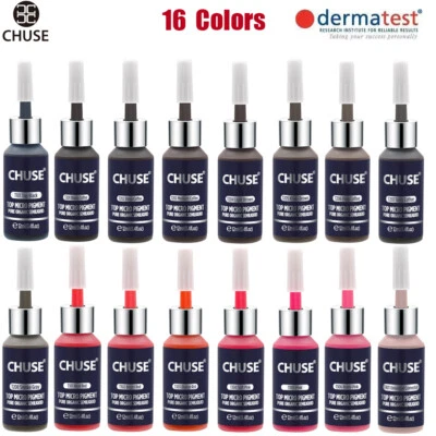 CHUSE Pigmento Trucco Permanente Microblading Pigmenti per Labbra Sopracciglia Eyeliner 12ml  - Immagine 1 di 4