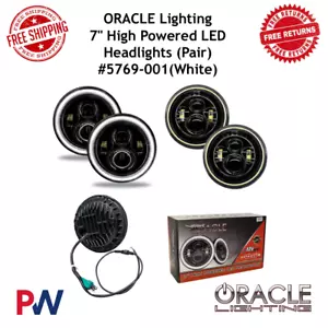 Faro Proyector LED Oracle Lighting 7" Redondo Bisel Negro - Blanco #5769-001 - Imagen 1 de 11