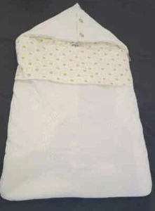 NWT NEW Young Versace Baby white nest bunting footmuff medusa logo print VNSA31 - Picture 1 of 6