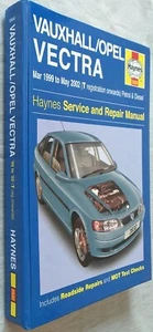 Vauxhall Opel Vectra Haynes Workshop Manual March 1999-May 2002 PreLoved #3930 - Picture 1 of 8