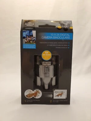 The Sharper Image 10x25 Digital Camera Binoculars UV coated optic glare included - Image 1 of 4