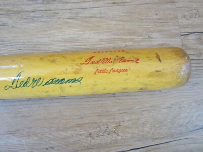 Ted Williams Autograph Signed Sears Roebuck Little League Store Model Bat PSA - Image 1 of 4