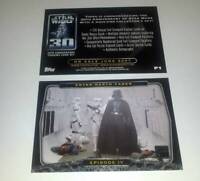 Star Wars ESB Black & White Green Base Card #67 Darth Vader's Instructions 99