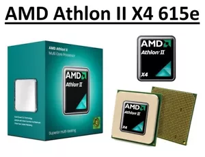 AMD Athlon II X4 615e Quad Core Processor 2.5 GHz,Socket AM2+/AM3, 45W CPU  - Picture 1 of 5