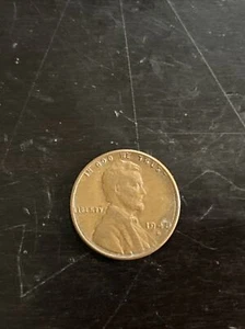 1948 D Lincoln Wheat Penny Coin Mint Error Strike Through Error - Picture 1 of 4