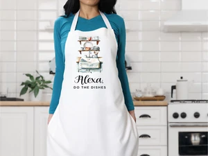 Handmade Kitchen Apron W/ Pockets-Kitchen Quotes-Funny-Humor-Kitchen Decor-Gift - Picture 1 of 20
